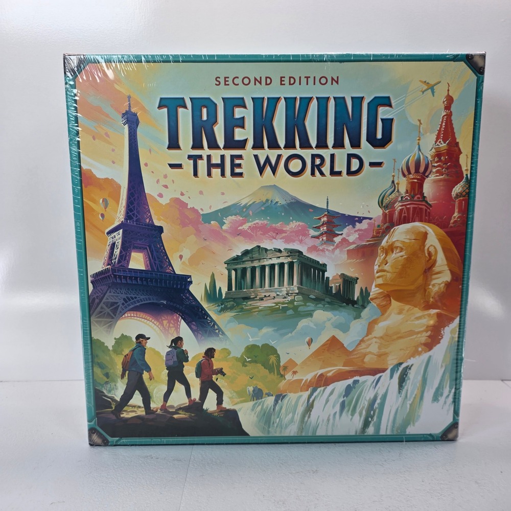 Trekking The World Second Edition Board Game Underdog Games New Sealed Strategy